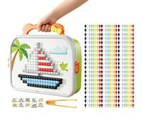 Peg Board for Kids, Educational Creative Mushroom Nails Toy, Puzzle Game
