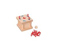 Goki The Tricky 6 Peg Game Childrens Family Number Activity Kids Wood Toy