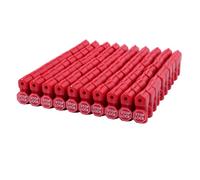 Peg Hook Locks Stop Lock 100pcs Plastic Red Stop Locks Retail Peg Hook Security Board Retail Security Display(Red,4.5mm)