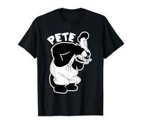Peg Leg Pete Vintage Cartoon Value Graphic T-Shirt, Men, Black, L