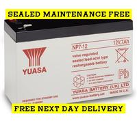 Peg Perego Bombardier Traxter ATV 12V 7Ah Ride-On Toys Replacement Yuasa Battery