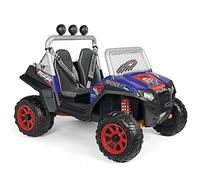Peg Perego Children's 24V Polaris RZR 900XP Off Road Vehicle, Blue (Bright Blue)