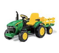Peg Perego John Deere Ground Force incl. trailer 12 V IGOR0047, green and yellow