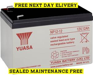 Peg Perego Polaris 800 Twin 12V 12Ah Ride-On Toys Replacement Yuasa VRLA Battery