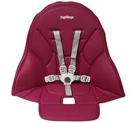 Peg Perego Siesta high Chair Replacement Upholstery with seat Belt, Berry (Fuscia Pink)