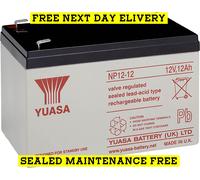 Peg Perego Thundercat 12V 12Ah Ride-On Toys Replacement Yuasa NP12-12 Battery