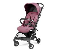 Peg Perego Volo Malva Lightweight Airplane Stroller with Rain Cover, Hat Approved, Carry-on Luggage Measurements, Suitable from Birth to 22 kg, Includes Carry Bag