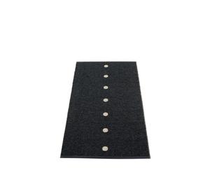 Peg Plastic Carpet 70x140 cm Pappelina Black - 7340020462369