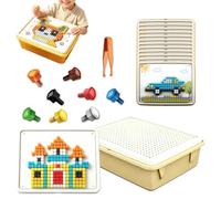 Peg Puzzle Logical Thinking Mushroom Peg 3D Educational Toys