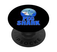 Peg Shark Family Reunion Squad First Last Name PopSockets Adhesive PopGrip