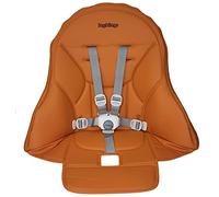 Peg Perego Siesta/Prima Pappa Zero 3 high Chair Replacement Upholstery with seat Belt, Arancia (Orange)