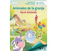 PEGAPLANETA 3. Animales de la granja - Farm Animals: Pegatinas reutilizables en español e inglés
