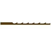 Pegas Sk7 Fret Saw Blades for Knew Concepts Fretsaws Bronze