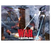 Pegasus PEG9006 1:350 Alien Tripods Attack Diorama Kit, Multi-Colour