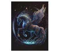 Pegasus 500 Piece Wooden Jigsaw Puzzles for Adults & Kids - Puzzle for Teens 55×41cm