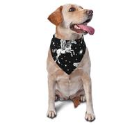 Pegasus Flight Printed Graphic Pet Triangle Scarf For Dogs & Cats, Adjustable Cute Pet Bandana For & Photo Shoots