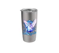 Pegasus Flying Horse Cosmic Universe Fantasy Design Stainless Steel Insulated Tumbler
