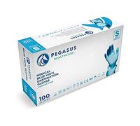 Pegasus Healthcare Blue Disposable Vinyl Medical Examination Gloves Powder & Latex Free (Small)