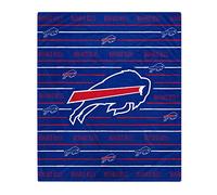 Pegasus Home Fashions Buffalo Bills 60'' x 80'' Logo Stripe Flannel Fleece Blanket