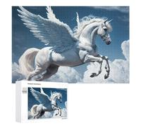 Pegasus in Flight Artistic Wooden Jigsaw Puzzle for Adults, 1000 PCS