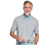 Pegasus Men's 2 Pack Cotton Zip Neck Pique Polo in Grey | Size: 4XL Pegasus Grey 4XL