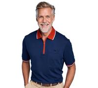 Pegasus Men's 2 Pack Cotton Zip Neck Pique Polo in Navy | Size: 2XL Pegasus Navy 2XL