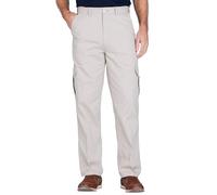 Pegasus Men's Cargo Trousers with Hidden Stretch Waistband in Grey | Size: 38R Pegasus Grey 38R