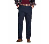 Pegasus Men's Cargo Trousers with Hidden Stretch Waistband in Navy | Size: 32S Pegasus Navy 32S