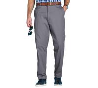 Classic Cotton Chino Trousers with Coin Pocket Pegasus Charcoal 40S