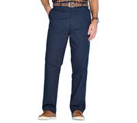 Pegasus Men's Classic Cotton Chino Trousers with Coin Pocket in Navy | Size: 40L Pegasus Navy 40L