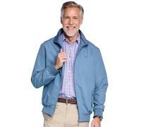 Pegasus Men's College Jacket With Stripe in Mid Blue | Size: Small Pegasus Mid Blue S