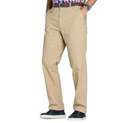 Pegasus Men's Cotton Chino Trousers with Stretch Waistband Versatile, Comfortable & Stylish Smart Casual Pants Sand 46W / 27L