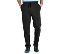 Pegasus Men's Cotton-Rich Elasticated Stretch Fabric Trousers in Black | Size: 38R Pegasus Black 38R