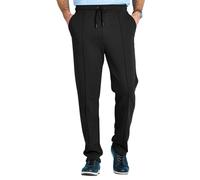Pegasus Men's Cotton-Rich Elasticated Stretch Fabric Trousers in Black | Size: 44R Pegasus Black 44R