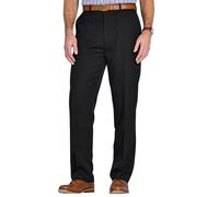Pegasus Men's Easy-Care Water & Stain Resistant Trousers with Hidden Stretch in Black | Size: 38S Pegasus Black 38S