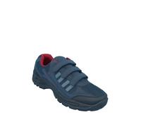Pegasus Men's Extra Wide H Fit Walking Shoes with Touch Fasten Straps, Cushioned Footbed, Ankle Collar & Rugged Grip Sole Navy