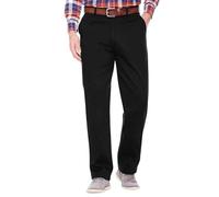 Pegasus Men's Fleece Lined Chino Trousers Cosy, Sharp and Smart Casual Pants for Your Comfort Black 36W / 29L