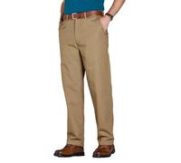 Pegasus Men's Fleece Lined Chino Trousers Cosy, Sharp and Smart Casual Pants for Your Comfort Dark Stone 40W / 27L