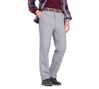 Pegasus Men's Fleece Lined Formal Trouser With Stretch Waist in Grey | Size: 44R Pegasus Grey 44R
