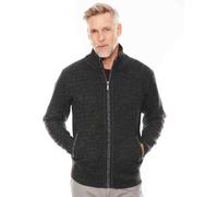 Pegasus Men's Full Zip Fleece Zipper Cardigan in Black | Size: 2XL Pegasus Black 2XL