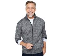 Pegasus Men's Full Zip Fleece Zipper Cardigan in Charcoal | Size: XL Pegasus Charcoal XL
