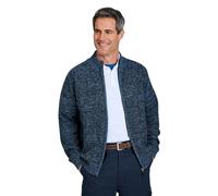Pegasus Men's Full Zip Fleece Zipper Cardigan in Navy | Size: Large Pegasus Navy L