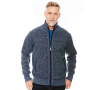 Pegasus Men's Full Zip Fleece Zipper Cardigan in Navy | Size: Small Pegasus Navy S