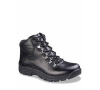 Pegasus Men's Leather Waterproof Wide Fit Lace Hiker Boot in Black | Size: 12 Pegasus Black 12