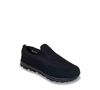 Pegasus Men's Lightweight Mesh Slip-on Comfort Trainers Black 12 UK