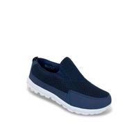 Pegasus Men's Lightweight Mesh Slip-on Comfort Trainers in Navy | Size: 9 Pegasus Navy 9