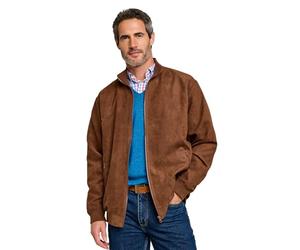 Pegasus Men's Lightweight Showerproof Jacket with Knitted Collar & Breathable Mesh Lining Tan XXL (46-48)
