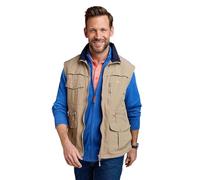 Pegasus Men's Lightweight Travel Multi 7 Pocket Gilet Coat Stone 44