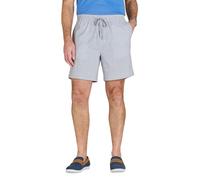 Pegasus Men's Linen Look Cotton Pull On Shorts - Lightweight, Elasticated Waist with Drawcord, Casual Summer Shorts