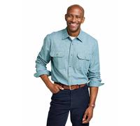 Pegasus Men's Long Sleeve Flannel Shirt in Dark Green | Size: Large Pegasus Dark Green L